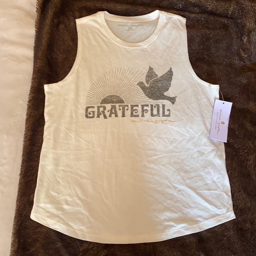 Spiritual Gangster Grateful Tank NWT